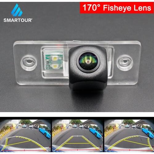 Fisheye Lens Car Backup Rear View Camera Track For VW Jetta Bora Polo Golf MK4 A4 MK5 A5 Golf 4 5 Reverse Car Parking