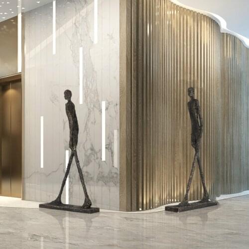 Creative Abstract Figure Sculpture Home Decoration Ornaments Commercial Center Hotel Lobby Art Decoration Luxury Artwork Decor