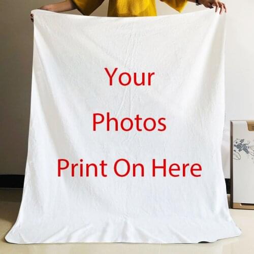 Musife Custom Flannel Blanket Design Your own Blanket Flannel Blankets for Sofa DIY Dropshipping