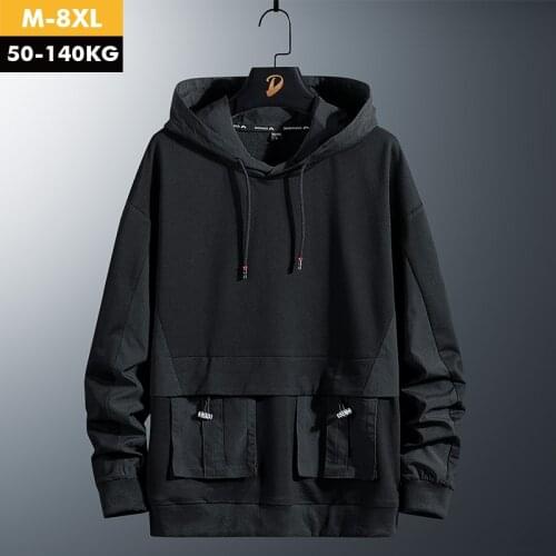 Mens Brand Hoodies 2021Spring Autumn Oversized Korean Fashion Streetwear Hip Hop Black Hoodie Men Hooded Sweatshirt