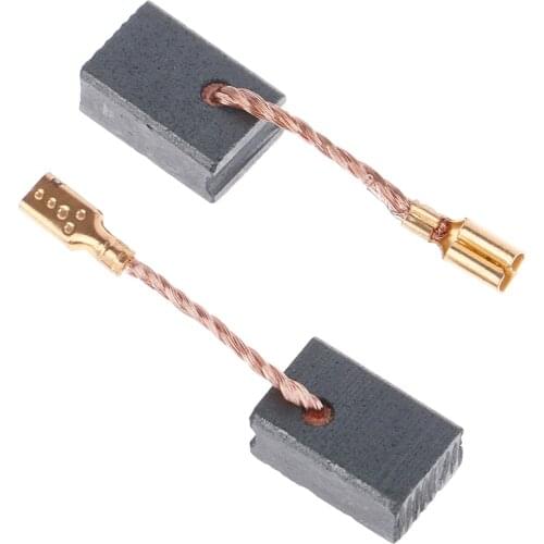 10pcs Graphite Copper Motor Carbon Brushes Set For Electric Hammer 6*8.5*13.5mm