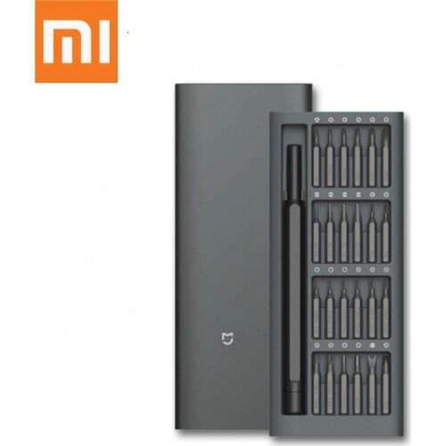 Original Xiaomi Mijia Wiha Daily Use Kit 24 Precision Magnetic Bits Alluminum Box Screw Driver Xiao Mi Smart Home Kits