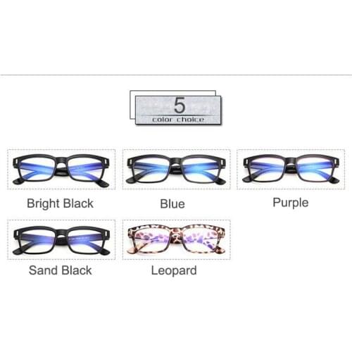 WarBLade New Retro Rectangle Eyeglasses Optical Frames Clear Lens Glasses Leopard Square Eyewear Spectacle Frames For Women Men