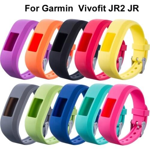 New Sports Silicone Wrist Band Strap for Garmin Vivofit JR2 JR Activity Tracker Sports Smartwatch Children Bracelet