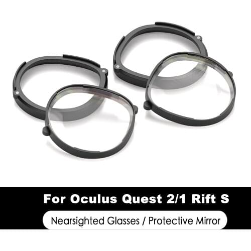 Nearsighted Glasses / Myopia eyeglasses / Flat lenses protects the lens For Oculus Quest2 Virtual Reality Headset VR