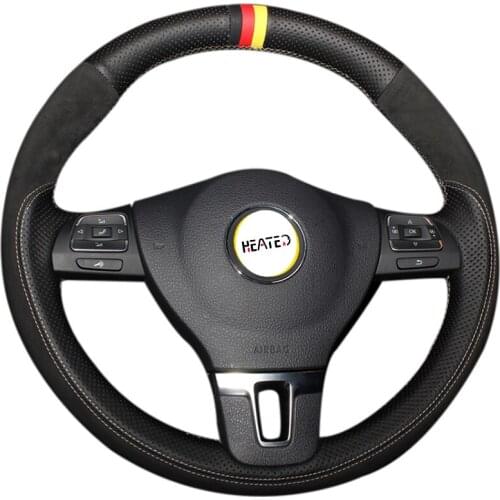 Braiding cover for steering wheel cover for Volkswagen VW Gol Tiguan Passat B7 Passat CC Touran Jetta Mk6