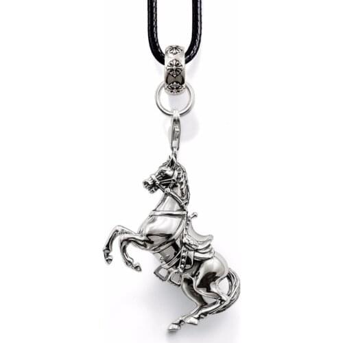 Hzew 3D horse pendant necklace horse necklaces