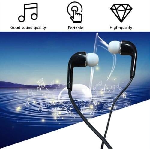 S4Wired Earphone Stereo Music Headset In-Ear Headphone With Microphone Earplugs Earbuds For Phone Computer MP3