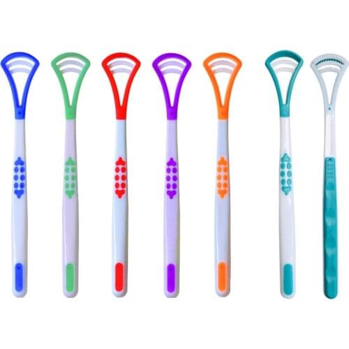1Pcs or 2Pcs/Pack Tongue Brush Tongue Cleaner Scraper Cleaning Tongue Scraper For Oral Care Oral Hygiene Keep Fresh Breath