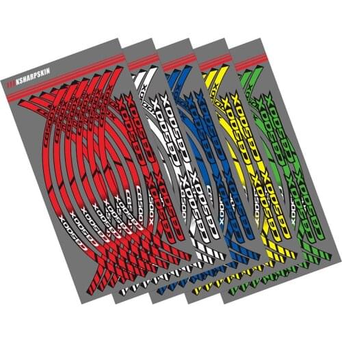 Motorcycle Styling Wheel Hub Tire Reflective Sticker Car Decorative Stripe Decal For HONDA CB500X cb 500x