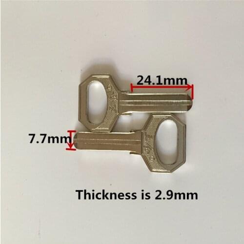 Locksmith Supplies B017 Key Blank House Door Blank Key 24.1mm length[10pcs/lot]