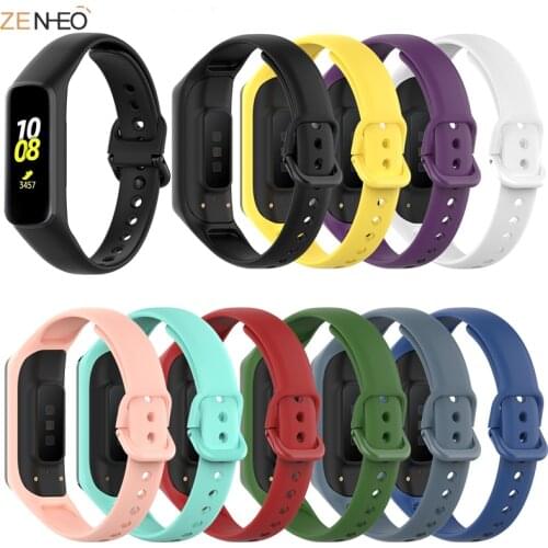 Sport Silicone For Samsung Galaxy Fit-e R375 watch band Replacement strap For Galaxy Fit-e R375 bracelet TPU Protective Case