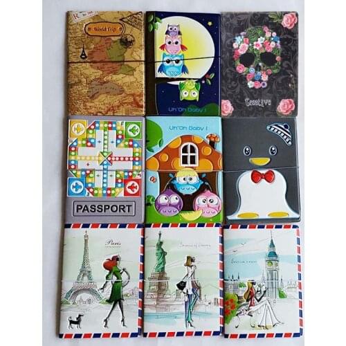 Travel Passport Cover,Card Bag,14*9.6CM Miss Love Travel PVC Credit Card Holder,Business Card Holder
