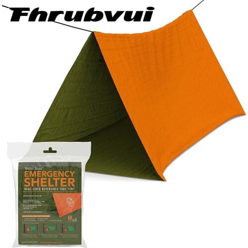 Camping Emergency Tent Survival Sleeping Bag Waterproof Thermal Emergency Blanket Sack Outdoor Survival Tool Emergency Gear