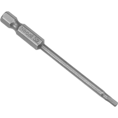 Uxcell Hex Bits 1/4 Inch Hex Shank H2.5 Magnetic Hexagon Screwdriver Bit Set 75mm Length S2 Screw Driver Kit Tools