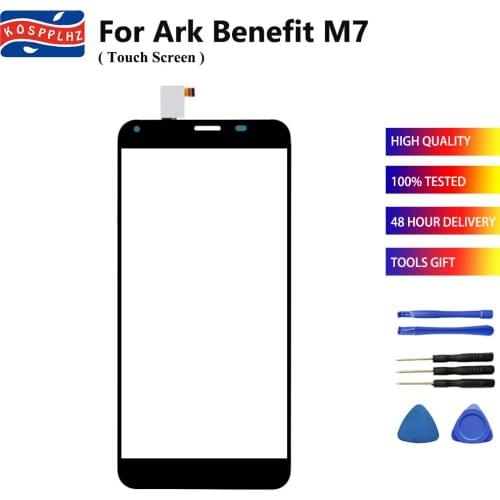 5.5" Touch Panel Benefit M7 Touch Screen Digitizer Glass Panel For Ark Benefit M7 Touch Screen Front Glass Sensor + tools