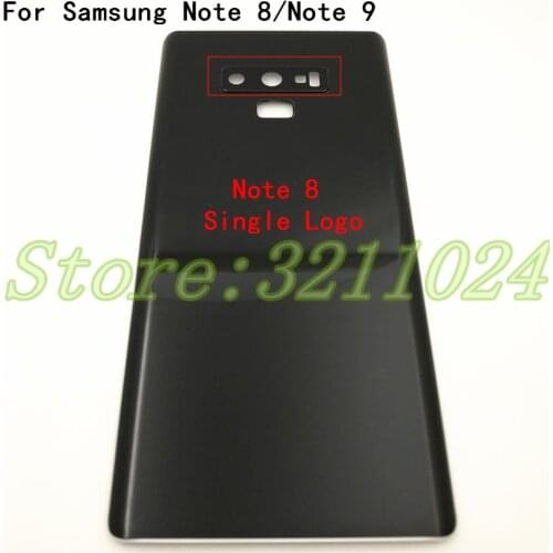 For Samsung Back Battery Cover Note8 Note9 For Samsung Galaxy Note 8 N950 Note 9 N960 Back Rear Glass Case With Camera Lens