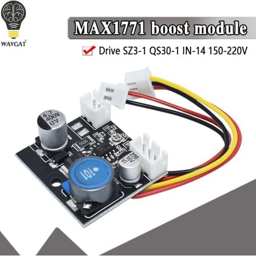 DC5V-12V to 170V 150V-220V Glow tube High Voltage Boost DC Power Module F/ Nixie Tube Glow Magic Eye MAX1771 With off function