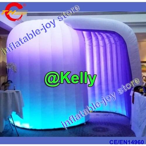 Cheap Inflatable Photo Booth with LED Changing Lights, Durable Inflatable Portable Photo Booth, Cheap Photo Booth for sale