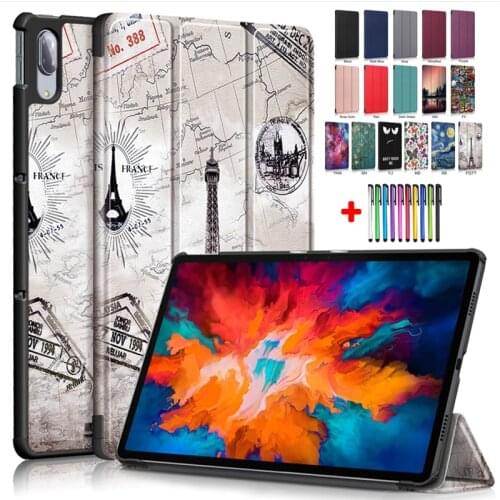 For Lenovo Tab P11 Pro 11.5" 2021 TB-J706F TB-716F TriFold Smart Tablet Case For Lenovo Tab P11 11" TB-J606F 2020 Stand Funda