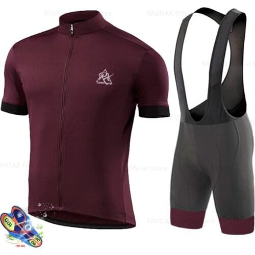 Cycling Jersey 2021 Summer Men Cycling Set Short Sleeve Racing Bicycle Clothing Suit Breathable Mountain Bike Clothes Sportwears