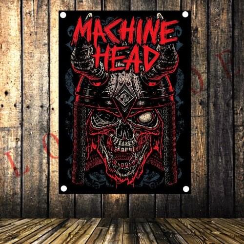 Grim Reaper HD Retro Rock and Roll Band Flag Heavy Metal Tattoo Banners Music Studio Bedroom Background Wall Decoration