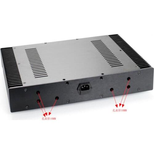 CJ-158 Full Aluminum class A post amplifier chassis AMP case/power amplifier box/ chassis PSU BOX