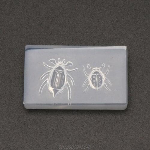 Cute Beetle Pendant Insect Resin Silicone Mold Jewelry Making Tools Jy15 20 Dropship