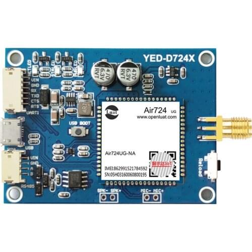 AIR724 All Netcom 4G DTU Module Internet LTE Communication Serial Port UART + RS485 Cyber