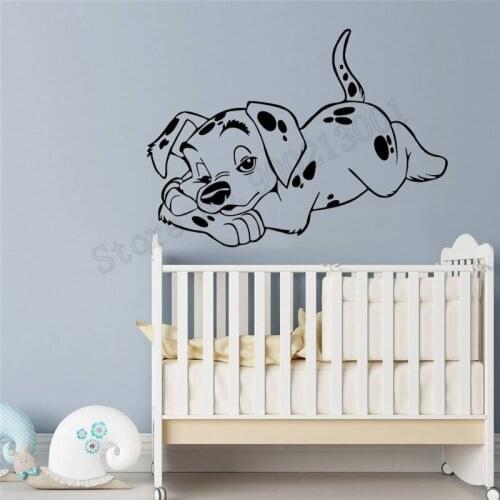 Pet Animal Wall Sticker Beauty Fashion Wall Decoration Cute puppy Nursery Kidsroom Poster Mural Decals Ornament LY1071