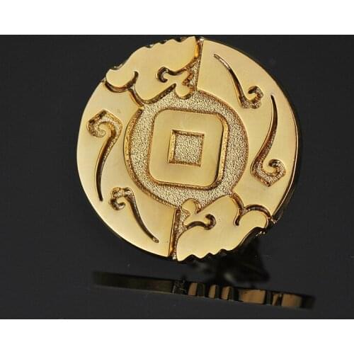 Custom Plated 3D Badge High Quality Stamped Metal Badges