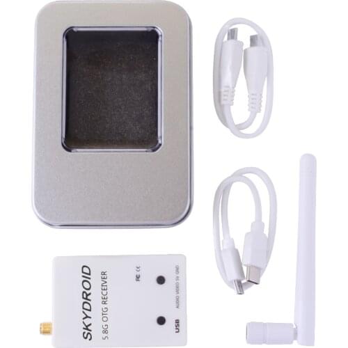 Skydroid UVC Single Control Mini FPV Receiver OTG 5.8G 150CH Channel Video Transmission Downlink Audio For Android phone
