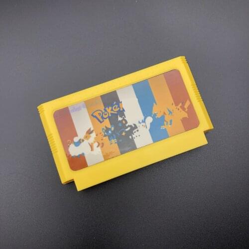 Poke Series 8 in 1 Blue/Crystal/Green/Red/Silver/Yellow/Golden/Monster/For 60 Pins Games Retro Console