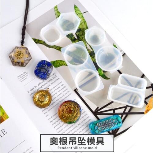 Silicone Casting Mold DIY Pendants Liquid Resin Molds For Clay UV Epoxy Resin Necklace Earrings Jewelry Making Handmade Tools
