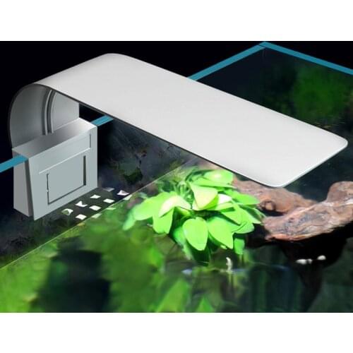 Super Slim LED Aquarium Light Lighting Plants Grow Light 5W 10W Aquatic Plant Lighting Waterproof Clip-on Lamp Fish Tank Fitting