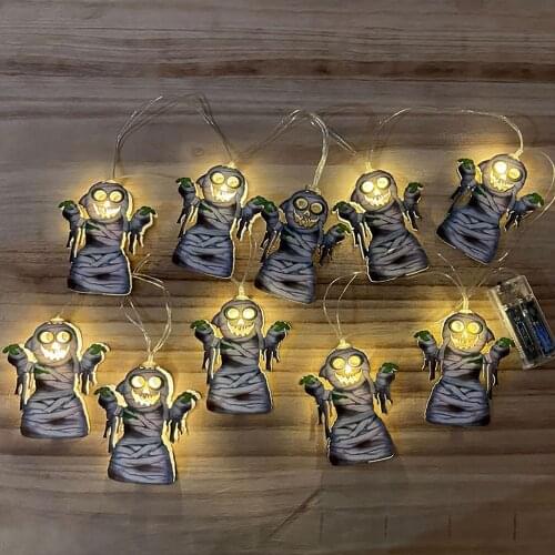 LED Halloween Funny Light String Halloween Party Supplies Home Decoration Lights With LED Beads Festival Bar Home Party Decor
