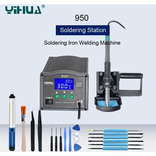 YIHUA 950 Lead-Free Soldering Station 150W High Frequency Eddy Current Soldering Iron Welding Machine With Automatic Dormancy