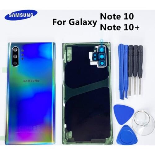 Back Glass Cover Housing Battery Door Shell Lid For Samsung Galaxy Note 10 Plus N9750 N975F NOTE10 N970 N970F Rear Case + Tools