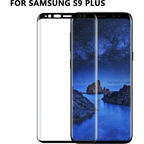 10pcs Wholesale 3D Curved Full Cover 9H Tempered Glass For Samsung galaxy S9 Full Screen Protector film For Samsung S9 Plus
