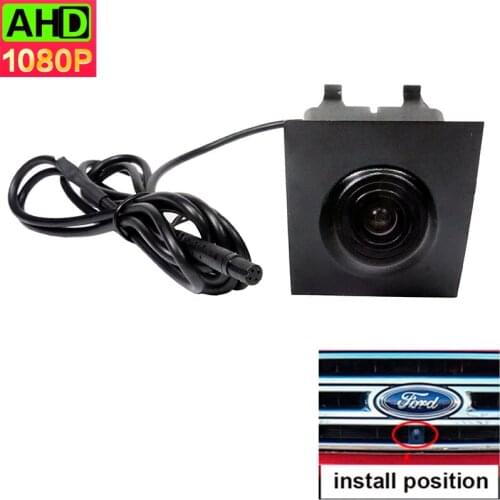 1920*1080 AHD HD Car Front View Parking LOGO Camera Waterproof Night Vision Positive Image for Ford Fusion Mondeo 5 MK5