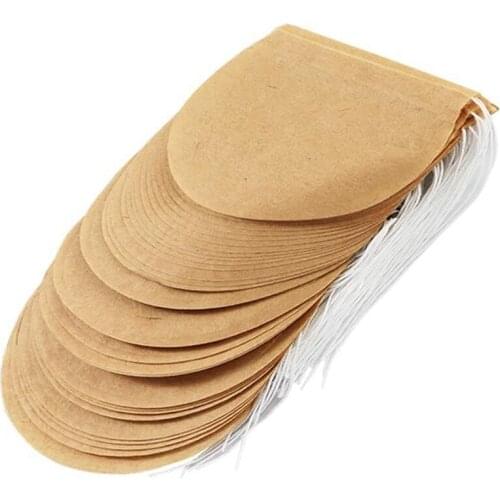 300PCS Tea Filter Bags, Disposable Tea Filter Bags Paper Tea Infuser Drawstring Empty Tea Bags for Loose Tea and Coffee