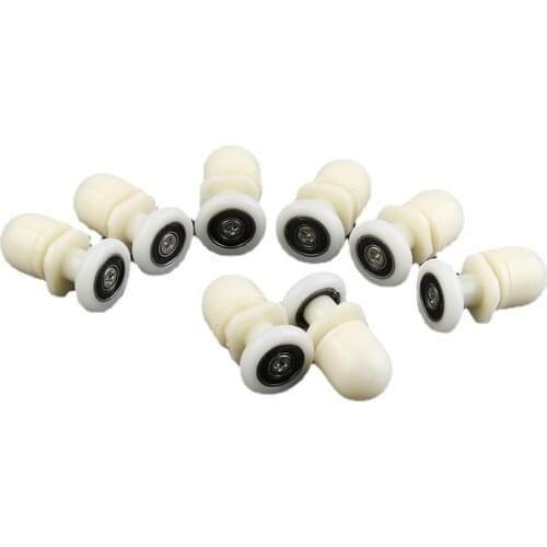 Free shipping 8 Shower door rollers runners wheels pulleys Diameter of the wheel ( 20MM-27MM) shower room pulley