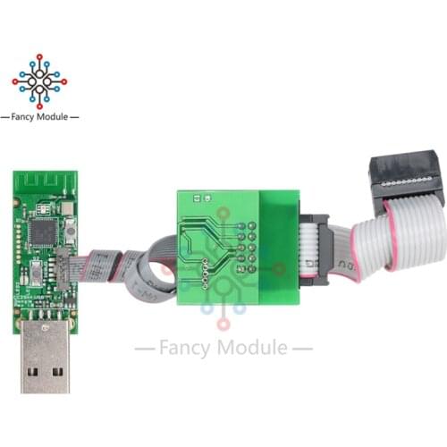 Wireless Zigbee CC2531 Sniffer Board USB Analyzer Module with Dongle&BTool Programmer Wire Download Programming Connector