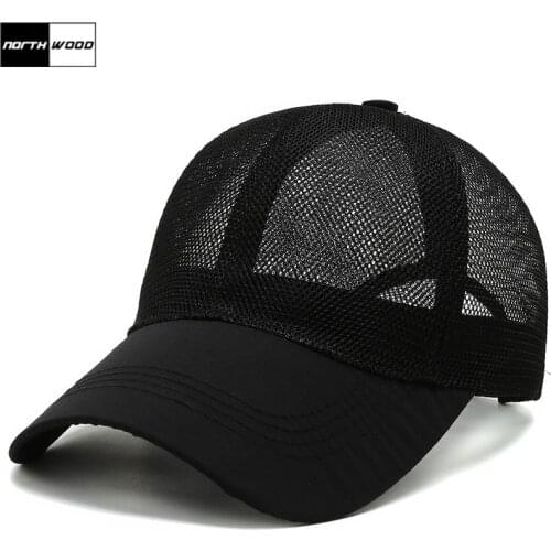 NORTHWOOD Sold Summer Mesh Cap Breathable Outdoor Baseball Cap Men Women Snapback Bone Casquette Asjustable Trucker Hat