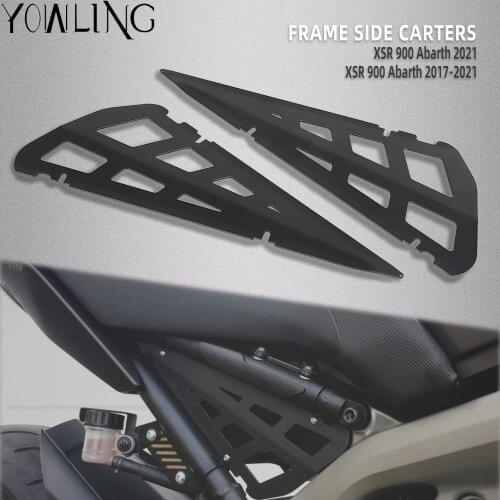 FRAME SIDE CARTERS Motorcycle Guard Cover For YAMAHA MT-09 MT09 FZ09 XSR 900 Abarth XSR900 2013-2016 2017 2018 2019 2020 2021