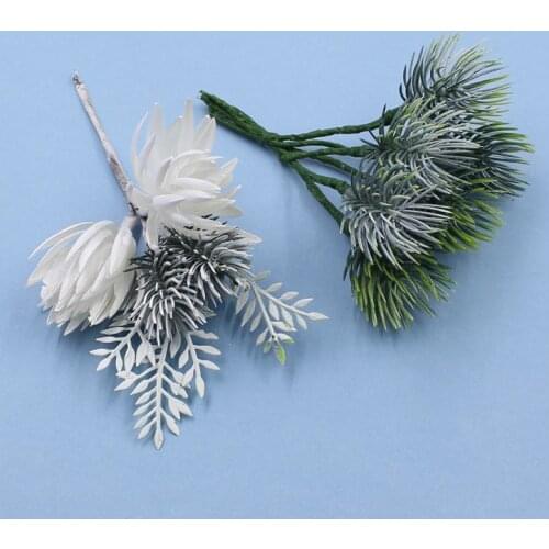 6PCS artificial plants pineapple grass for scrapbooking home wedding decoration fake plastic flowers decorative flowers wreaths