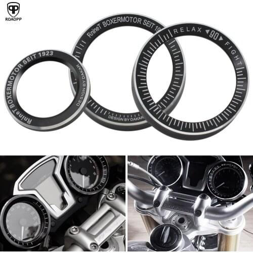 Motorcycle Speedometer Bezel Gauge Ring Tachometer Trim Cover For BMW R Nine T R9T 2016-2019 2018 2017 CNC Aluminum
