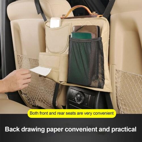 Car Seat Storage Organizer Bag Universal Multifunction Storage Box Interior Stowing Tidying Auto Organizer Box
