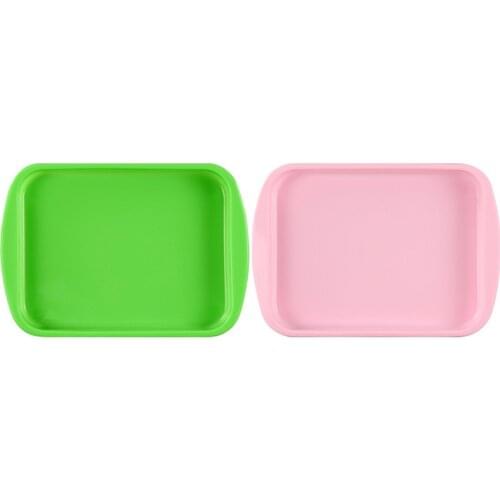 Practical Silicone Cake Pan Mold Rectangle Chocolate Bread Pastry Baking Tray Fondant Cake Dessert Molds Kitchen Baking Tool