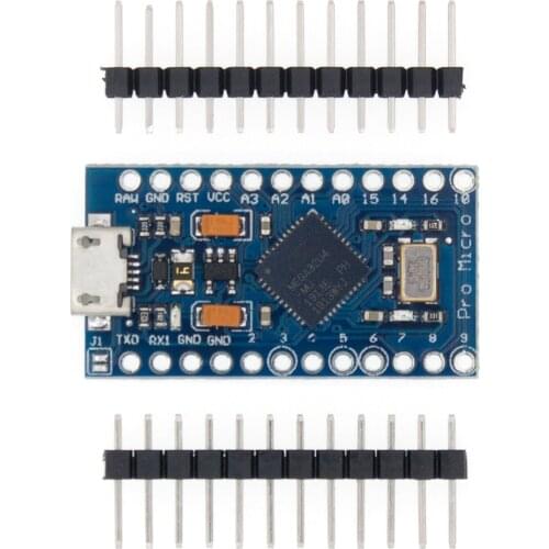 Pro Micro With the bootloader Black/Blue ATmega32U4 5V/16MHz Module controller Mega32U4 leonardo for arduino